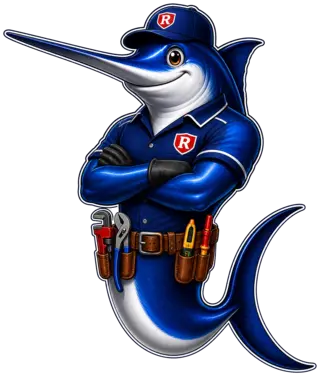 Riley the Marlin — Reliance Mechanical mascot